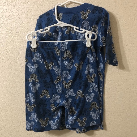 Hanna Andersson Disney Mickey Mouse Organic Cotton Shorts Pajamas Blue - Size 12 - Picture 5 of 8